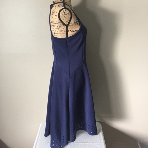 NWT Lilly Pulitzer Navy Aurelie Fit Flare Dress M - Picture 5 of 8